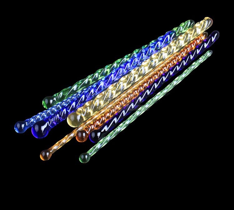 8 pcs 20mm Pyrex glass Spiral ribbed Penis Urethral dilatator stretching Plug Catheters sounding stimulating Sex toys for men