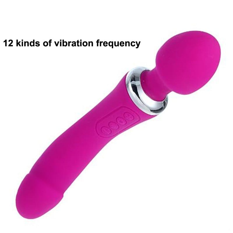 Violent space 12 Speeds Vibrators for women Magic wand Double Dildo anal Rabbit vibrator Sex toys for woman Vibrador Erotic toys