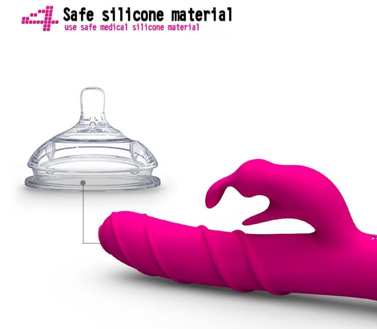 Dual motors G-spot Vibrator for women, Strong vibration, Large size, Silicone, 7 speed, Waterproof.