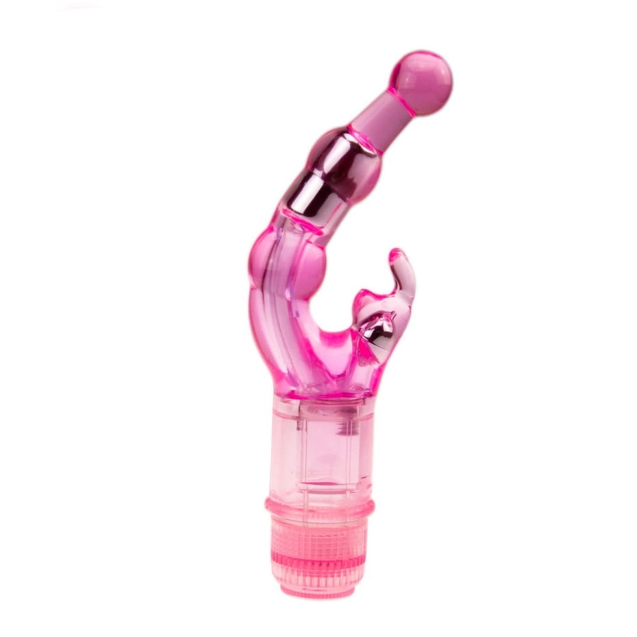 Twin Turbo Crystal Naughty Rabbit Vibrator, Multi-Function Waterproof Flexible Orgasmic Jumping Rabbit sex toys for couples