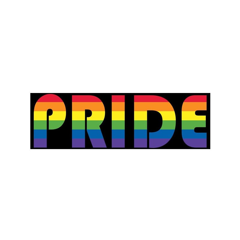 Polyvinyl Gay Pride Colorful Personality Car Stickers