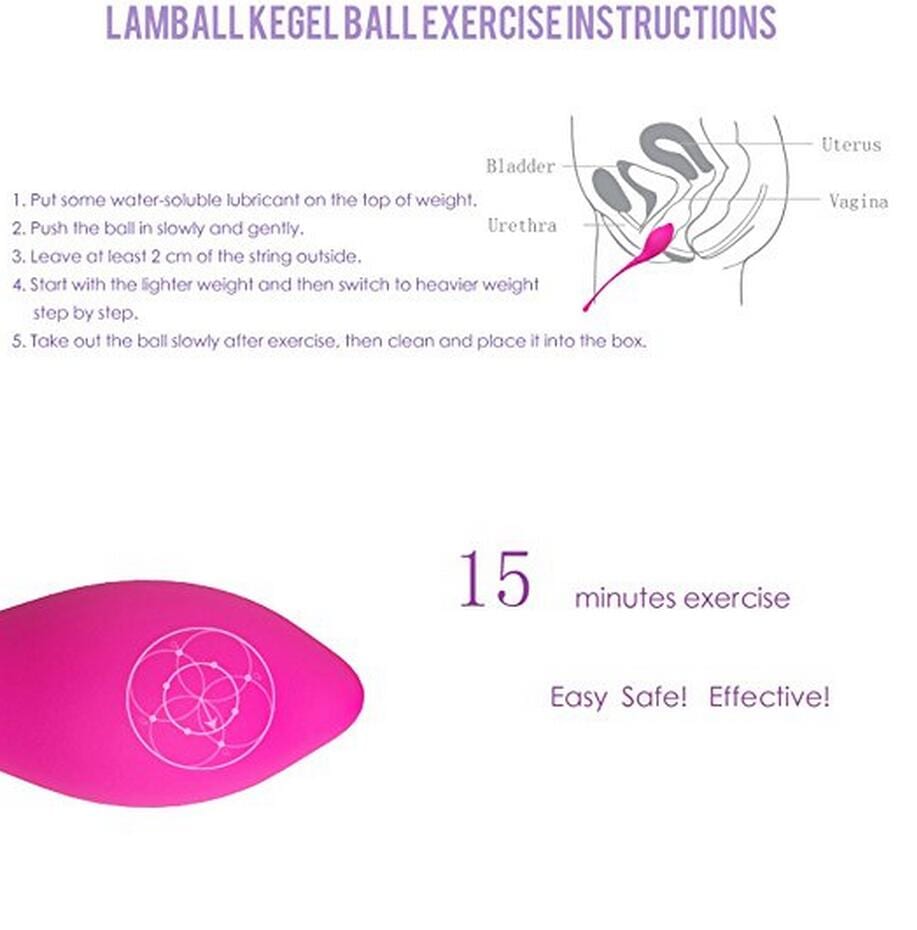 Vibrator Kegel Balls Smart Love Ball for Vagina Tight Exercise Sex  Machine Aid Love Geisha Ball Ben Wa Sex Toys for Women