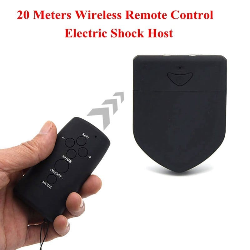 Wireless Remote Control Electric Shock Host Double Output Electro Sex Control Host,Electro Stimulation Sex Toys For Men Women