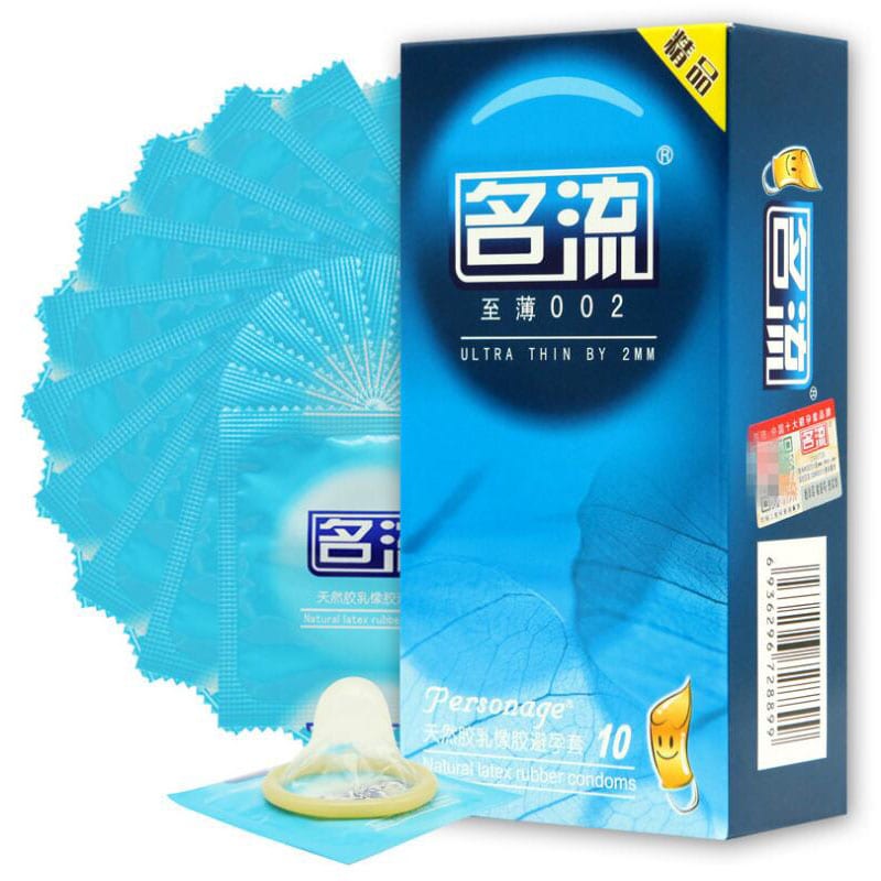 PERSONAGE 10 Pcs Hot Sale Quality Sex Products 6 types Natural Latex Condoms For Men Adult Better Sex Toys Safer Contraception