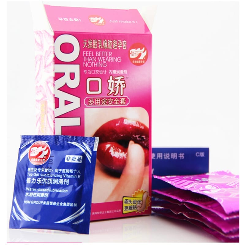 30pcs Man oral sex condom water based lubrication fruit flavor penis sleeve condoms lubricant mouth sex toys product for men