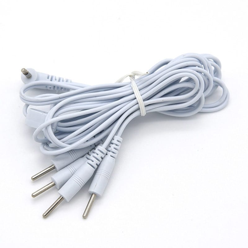 1 in 4 Cable Needle Control Electro Shock Labia Clamps & Nipple Clip,DIY Sex Toys Electric Shock Products For Women