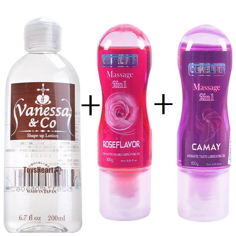 Vanessa &CO Japan Personal Lubricant Oil Sexual Lubrication Anal Sex Aromatic Taste Lube Gel Vagina Intimate Sex Products 3pcs