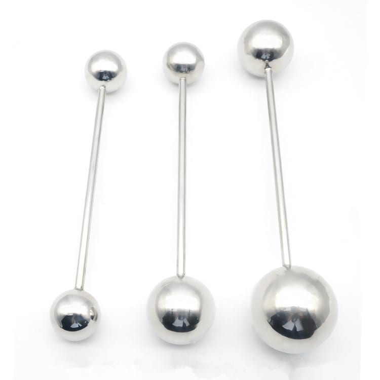 38/50/63mm for choose large stainless steel metal anal beads butt plug insert G spot masturbator dildo sex toy for men women