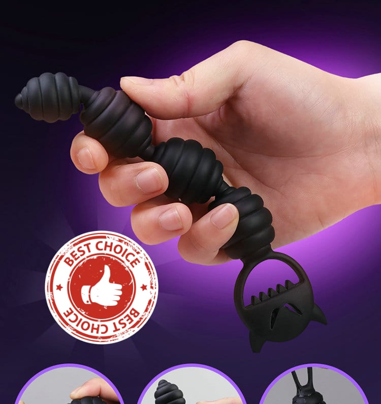 Leten Silicone Anal Plug Safe High Quality CE Certificated Large Butt Plug Anal Balls Beads Anal Sex Toys