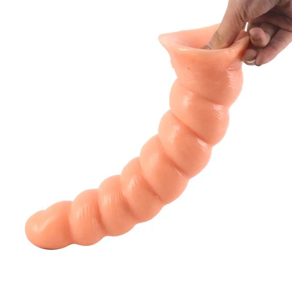 25.4cm/10in Thread Soft Long Dildo Anal Plug Sex Toys Pussy Beads Stimulator Women Masturbator Couples flirting Penis Big Dong