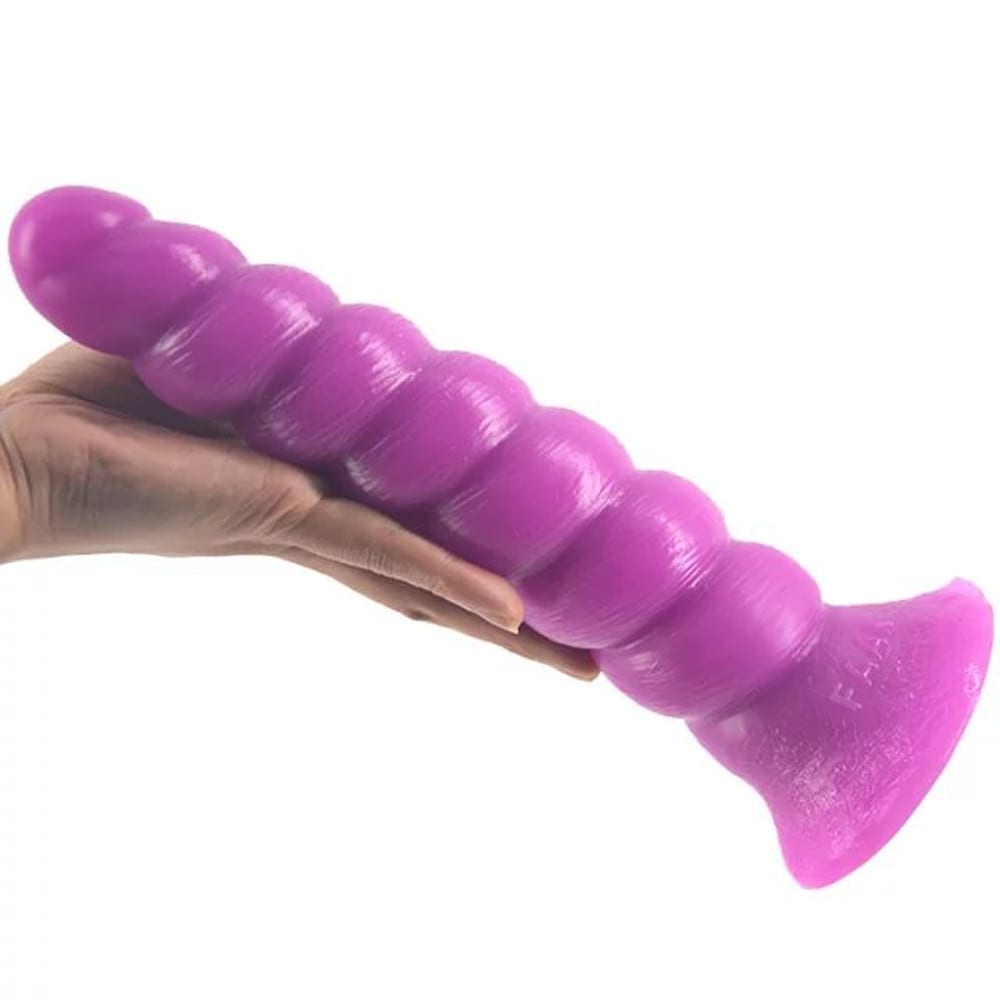 25.4cm/10in Thread Soft Long Dildo Anal Plug Sex Toys Pussy Beads Stimulator Women Masturbator Couples flirting Penis Big Dong