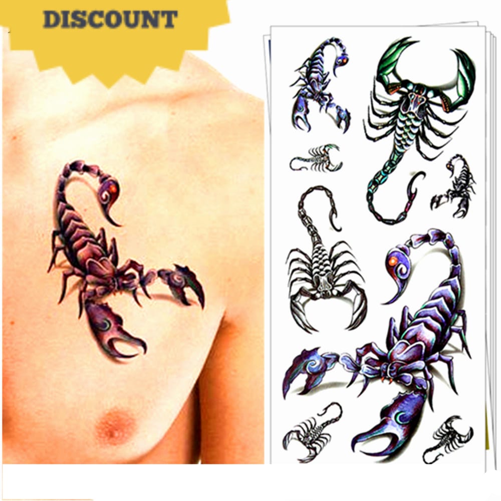 Colorful Scorpion Tattoo - Tattoonomy