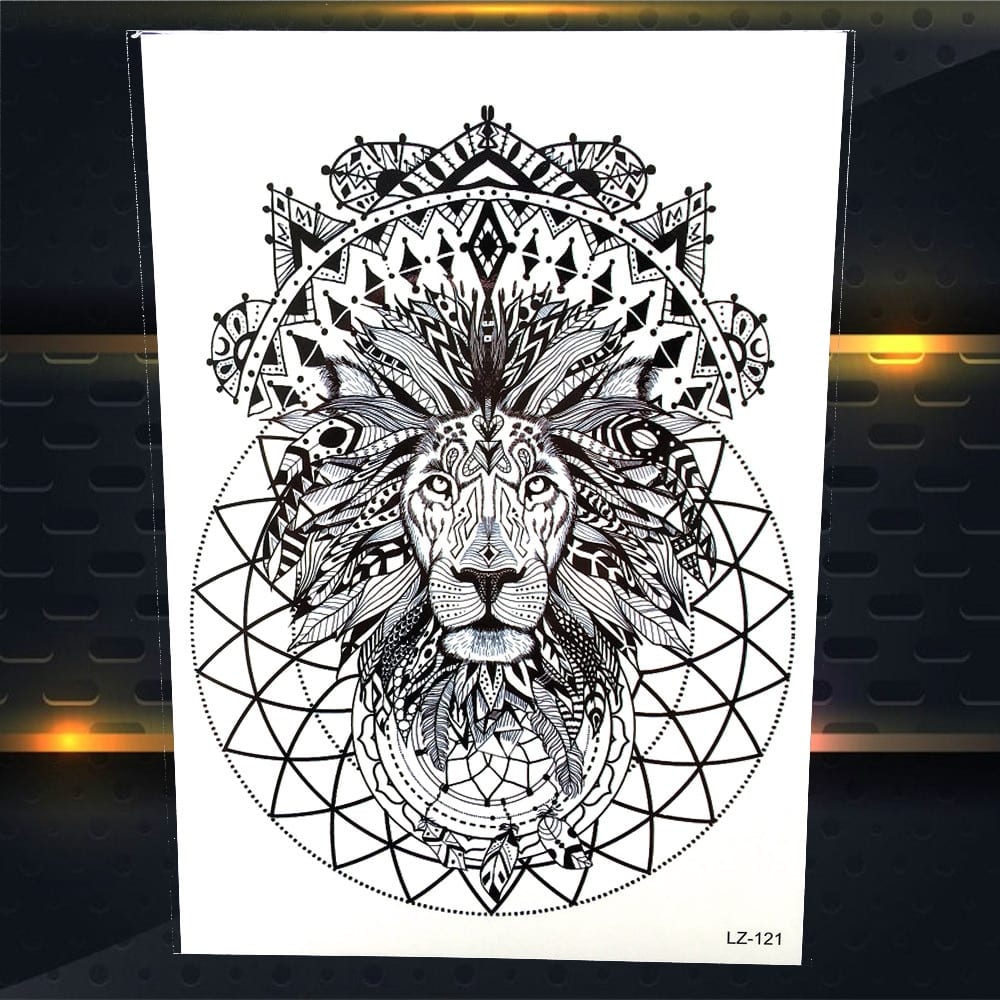 Lion Head Tattoo Tattos For Men Free Global Delivery