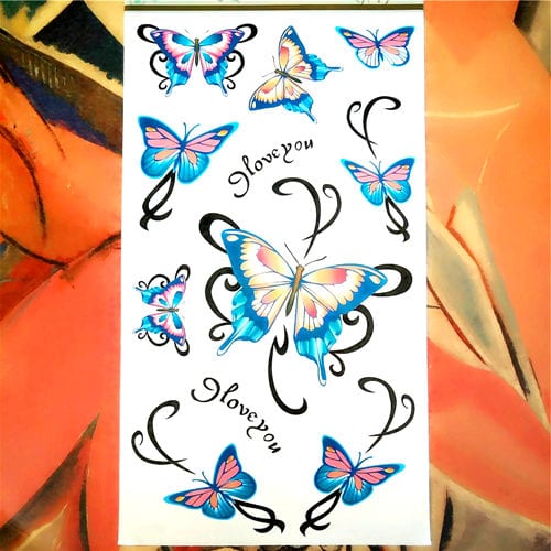 Realistic Butterfly Tattoo | 3D Tattoos | Free Global Delivery