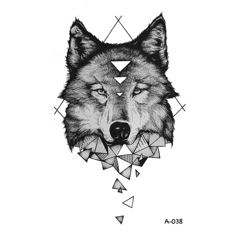 Cool Wolf Tattoos | Shoulder Tattoo | Free Global Delivery