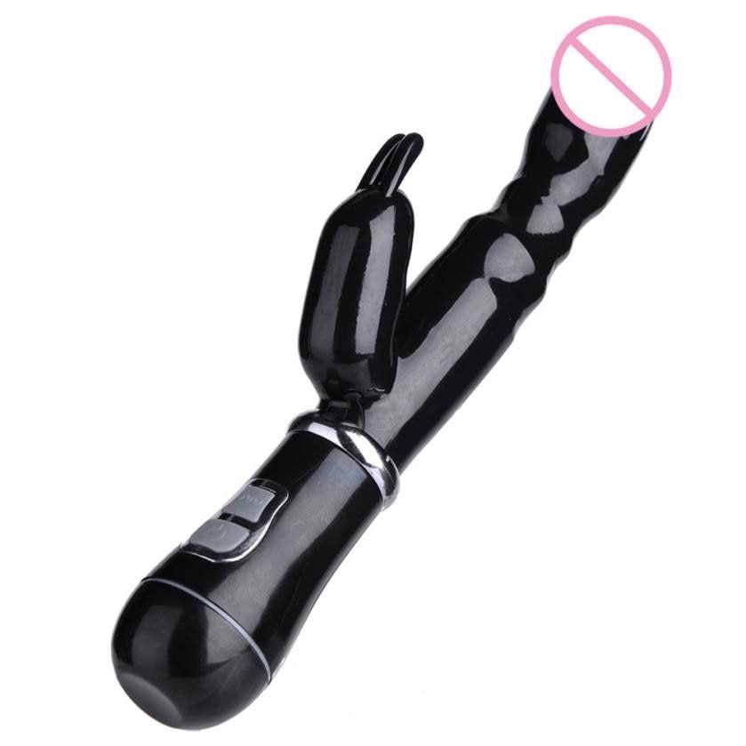 Erotic 30 Speed Double Vibration G spot Massager Dildo Sex Toy
