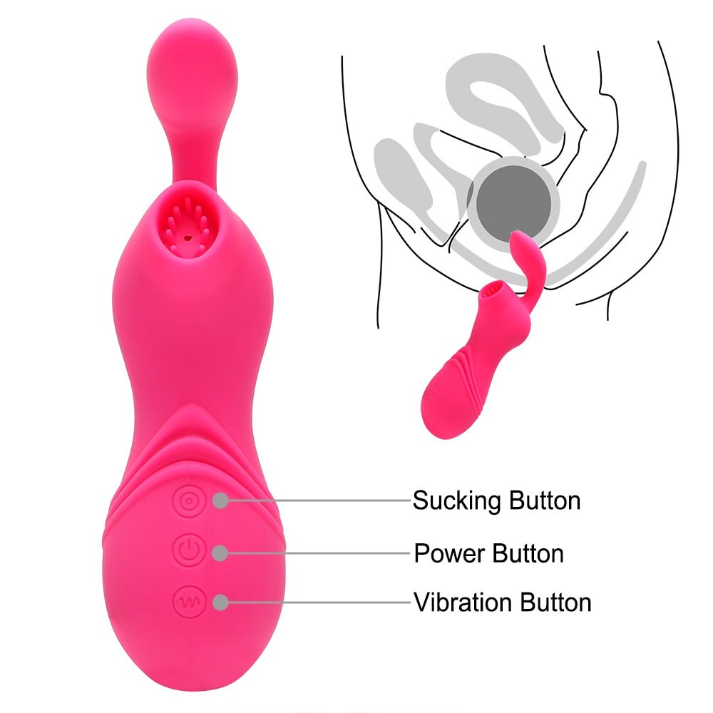 Chest Nipple Sucking Vibrating Multispeed Silicone For Female