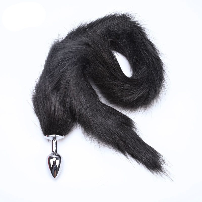 Sweet Dream Adult Artificial 70cm Long Fox Tail Butt Plug Animal Tail Metal Anal Sex Toys Role Play Sex Toys For Woman DW-010