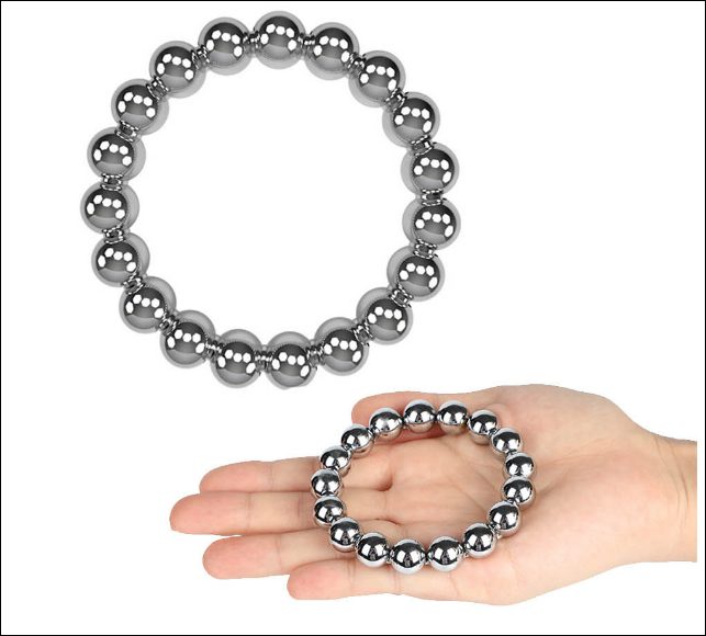 Penis Beads | Stainless Steel Cock Ring