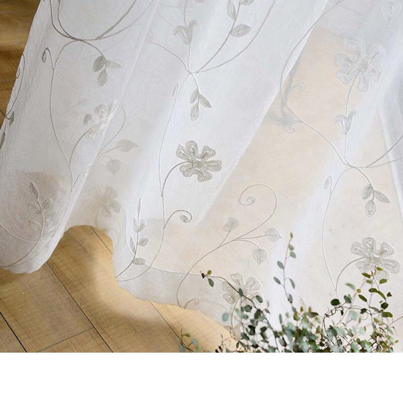 White Sheer Curtains For Living Room