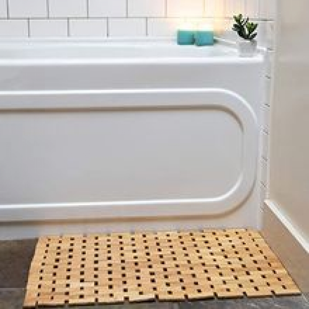 Bamboo Bath Mat| Barelli Bamboo Bath Mat