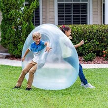 120cm large thickened inflatable water filled bubble ball, water filled balloon, outdoor toy ball, summer pool party