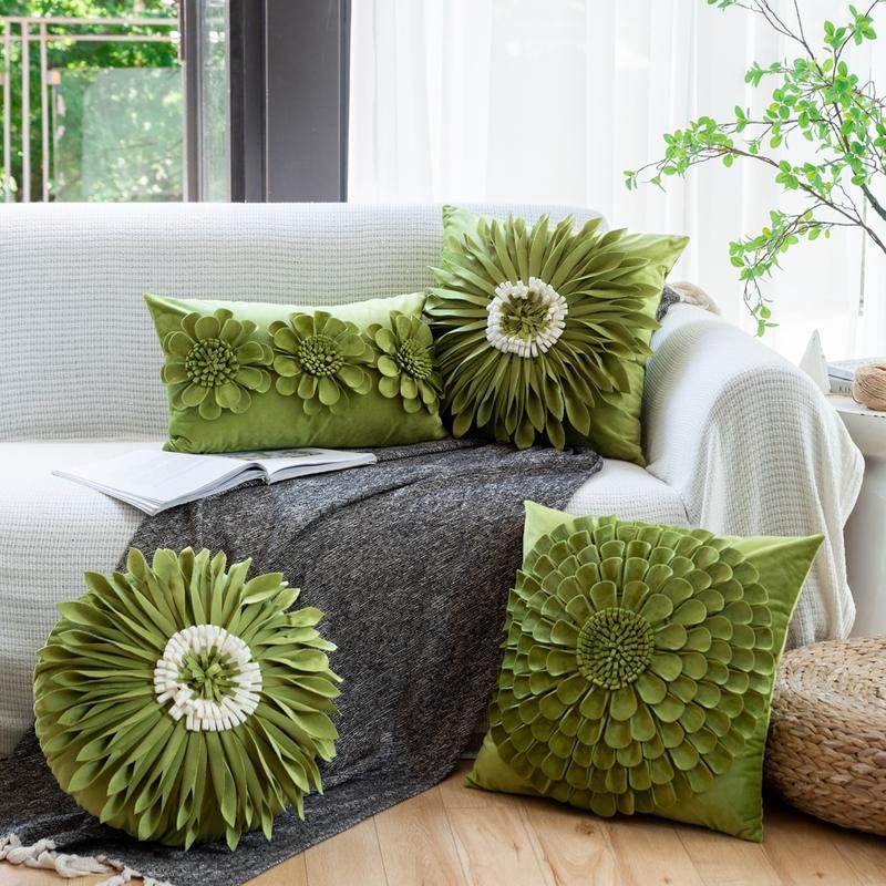 Green Cushion Covers