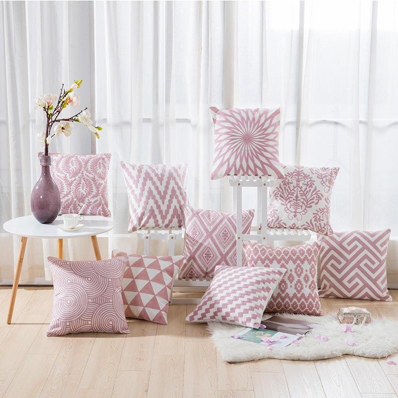 Pink Cushion Covers 45x45cm