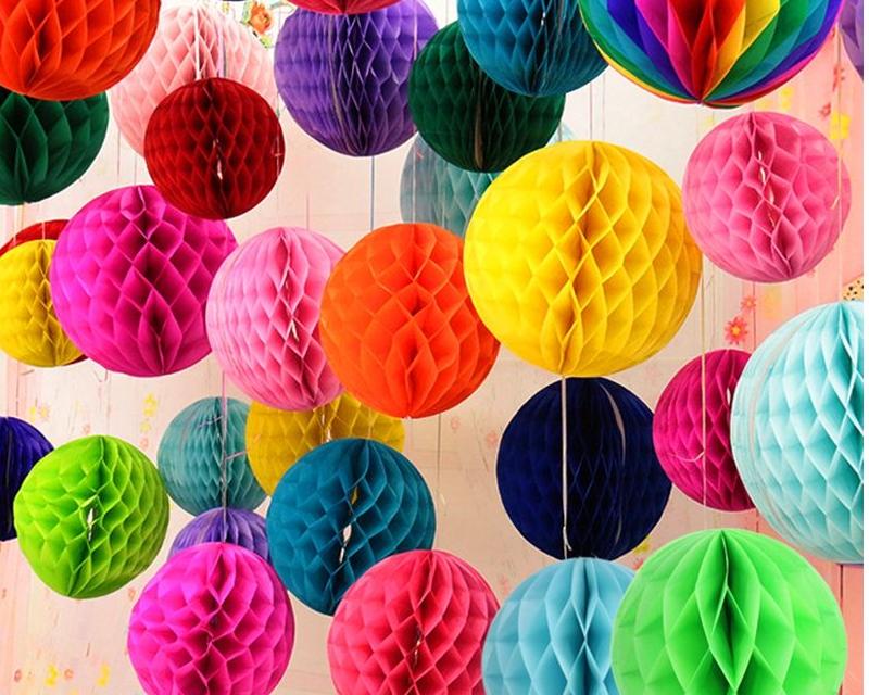Honeycomb Paper Decorations