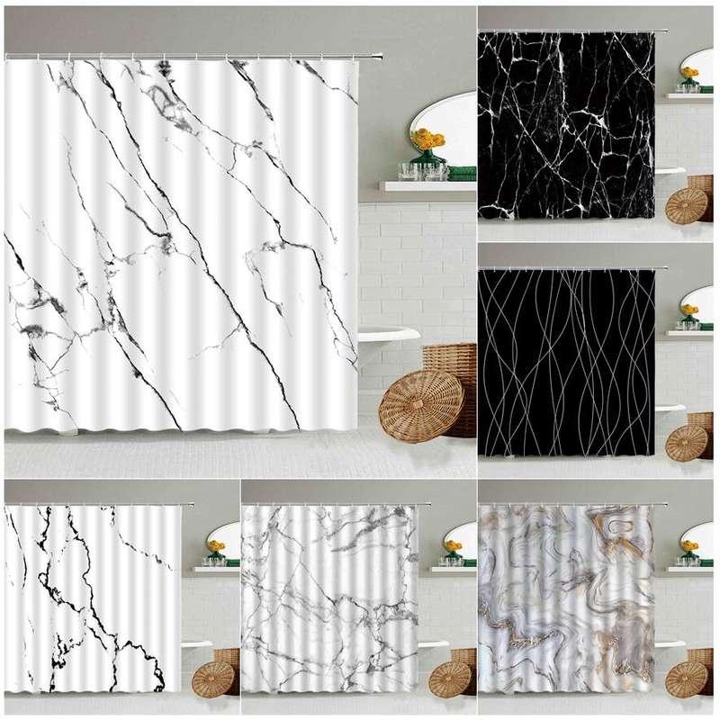 Black And White Shower Curtain