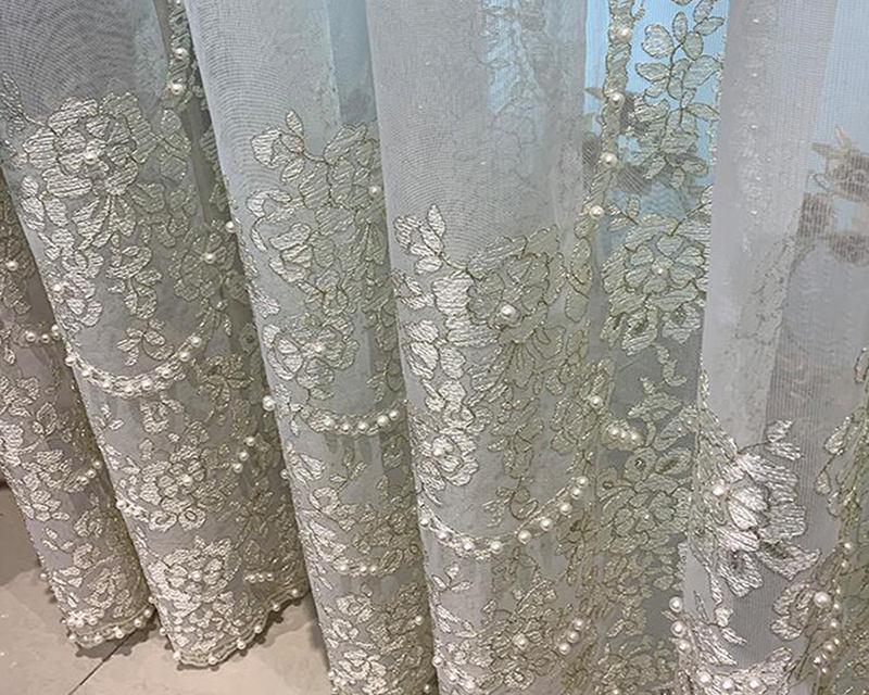 Pearl Curtains | White Sheer Curtains