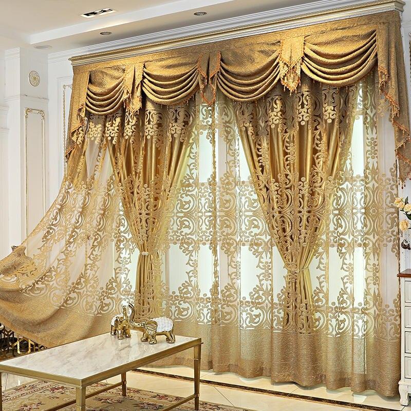 Gold Curtains | Embroidered Curtains