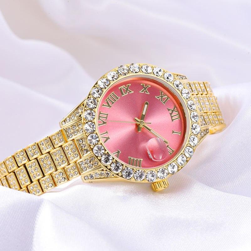 Pink Icy Watch