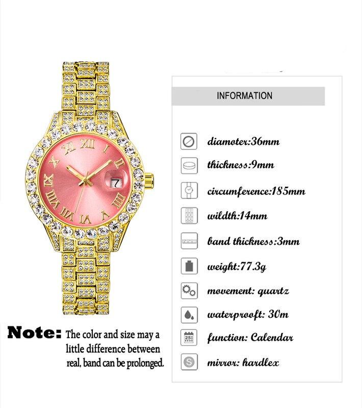 Pink Icy Watch