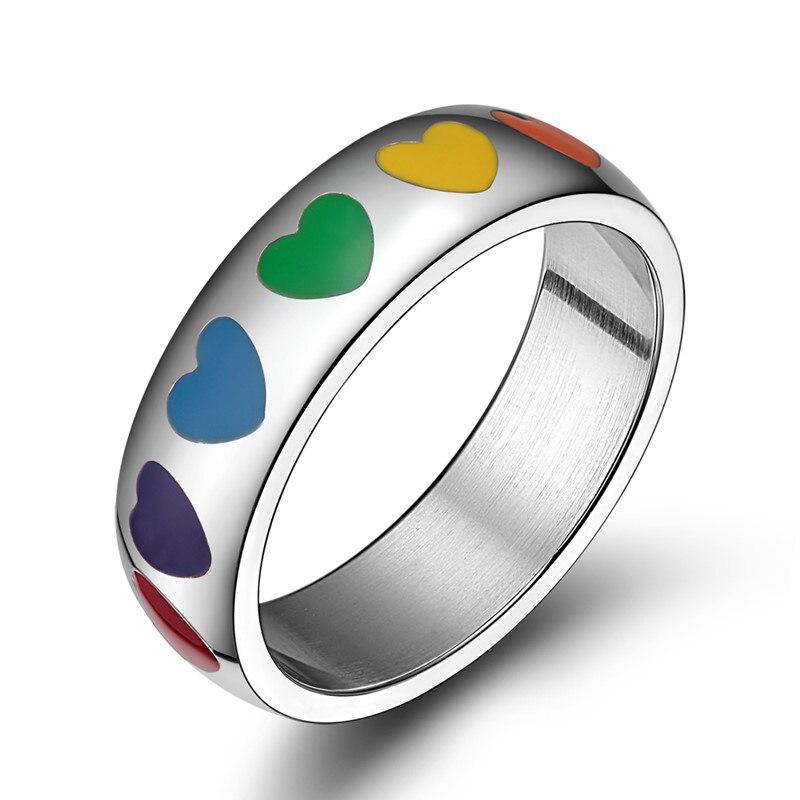 Rainbow Rings | Bisexual Love Ring