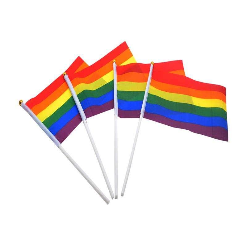 Original Gay Pride Flag | Asexual Pride Flag 50 Pcs
