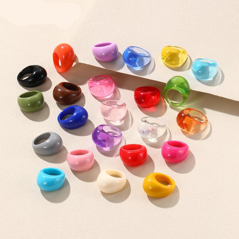 Colorful Rings | 7 To 14 Size | Lot ( 10 Units )