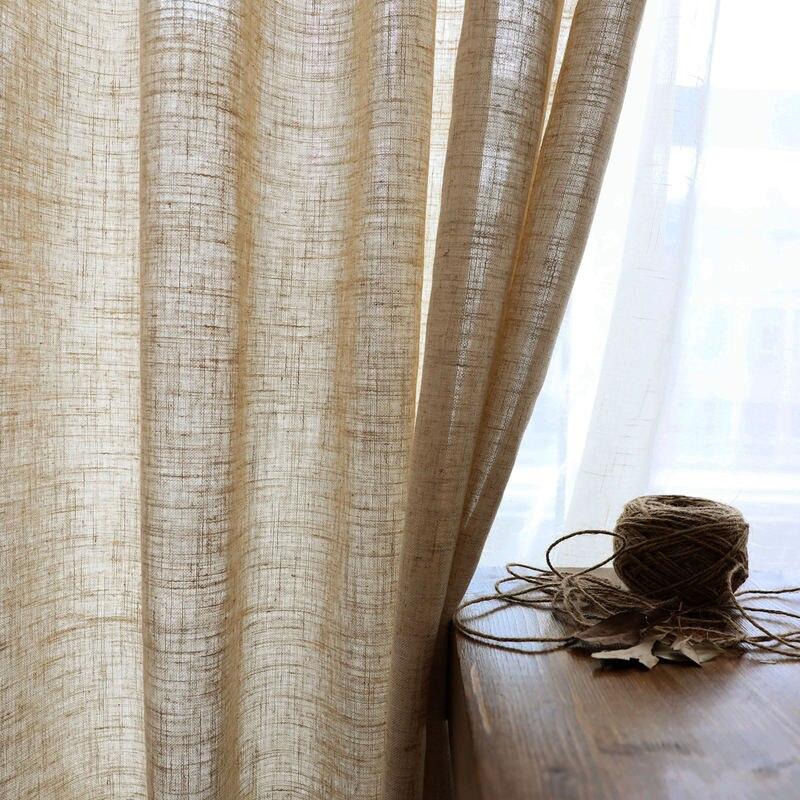 Linen Living Room Curtains