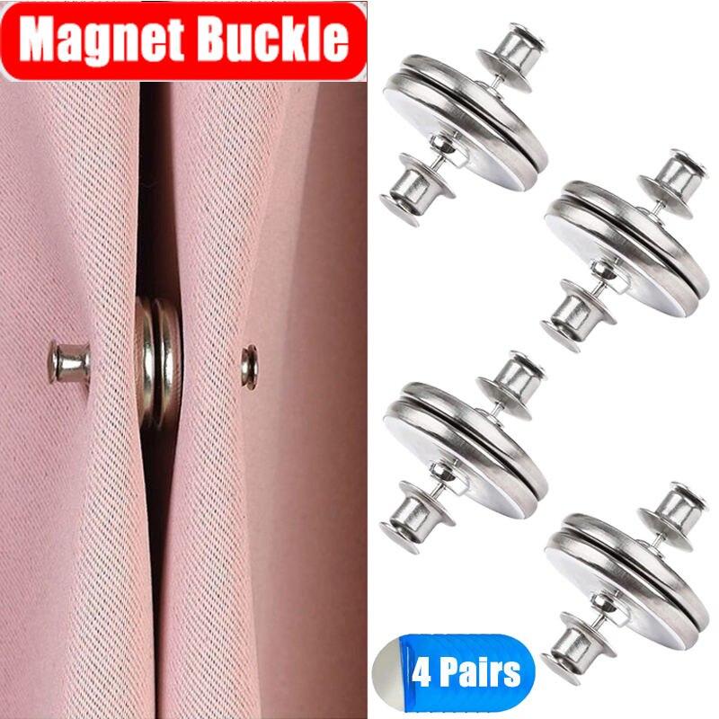 Magnetic Curtain Holders 4 Pairs