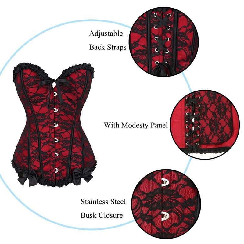 Corset Tops | Red Corset Dress