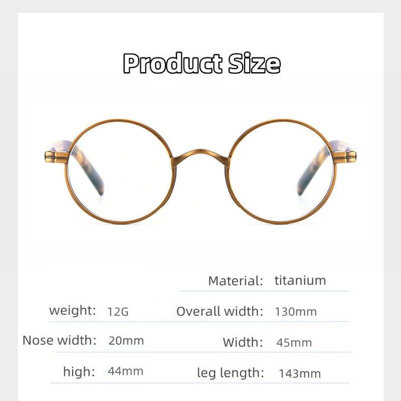 Small Round Glasses | Titanium Frame Glasses Online