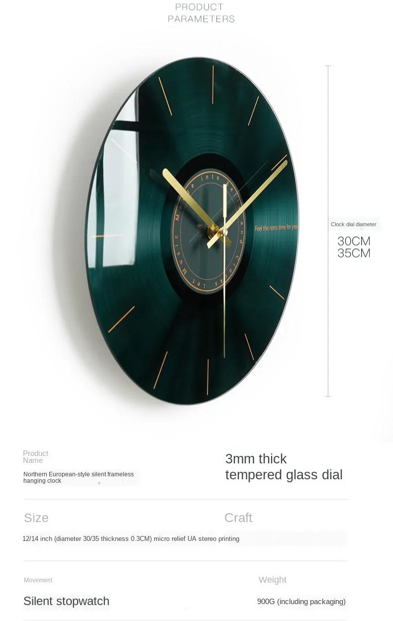 Glass Clocks For Living Room
