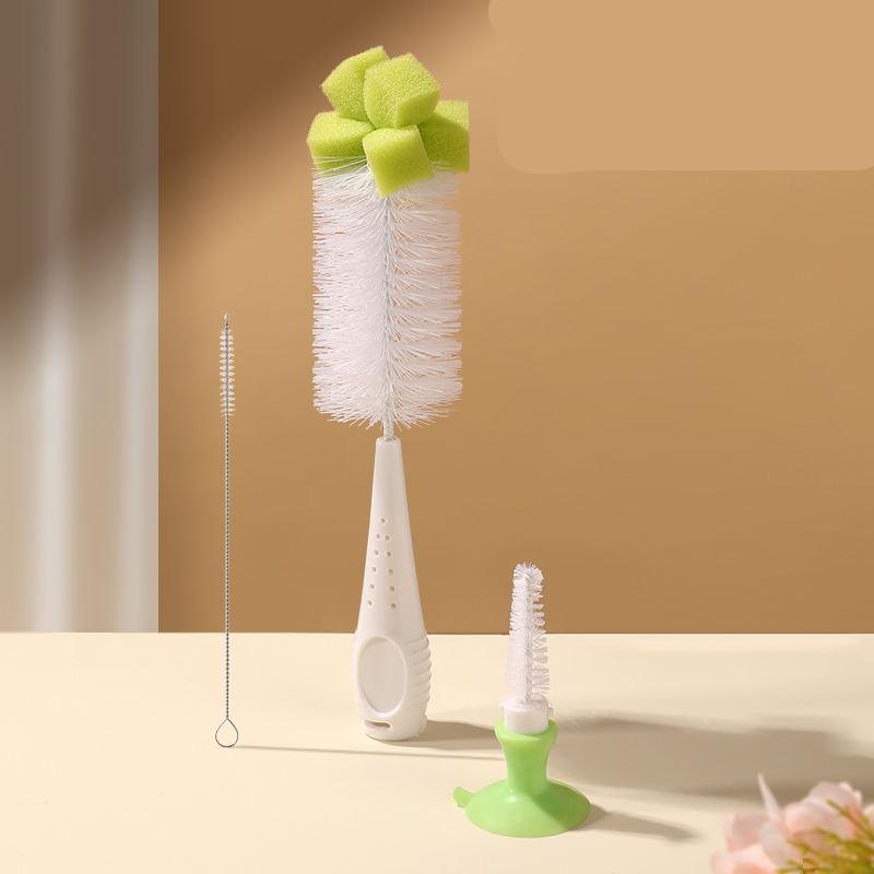 Baby Bottle Brush | Reusable Sponge Baby Bottle | Cleaning Brush | Scrubber and Nipple Cleaner