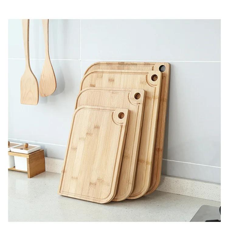 Cutting Board for Kitchen | Heavy Duty Wood Cutting Boards | Bamboo Fruit Cutting Board 