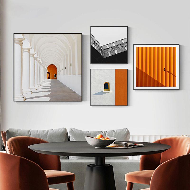 Architectural Wall Art | Canvas Paintings Artwork | Living Room Decor | Prints & Posters